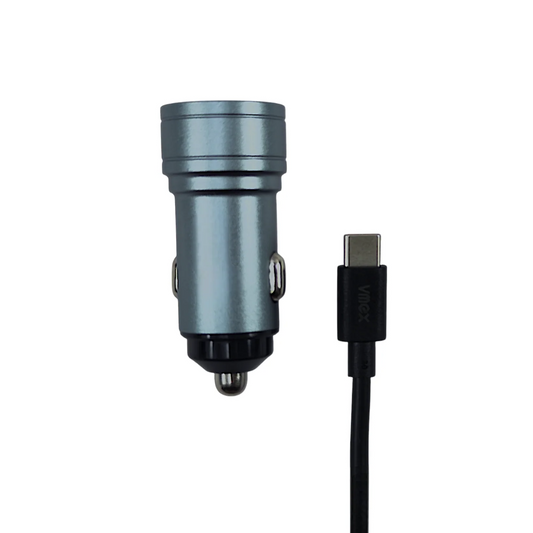 Cargador de carro V-MEN USB+C 30W