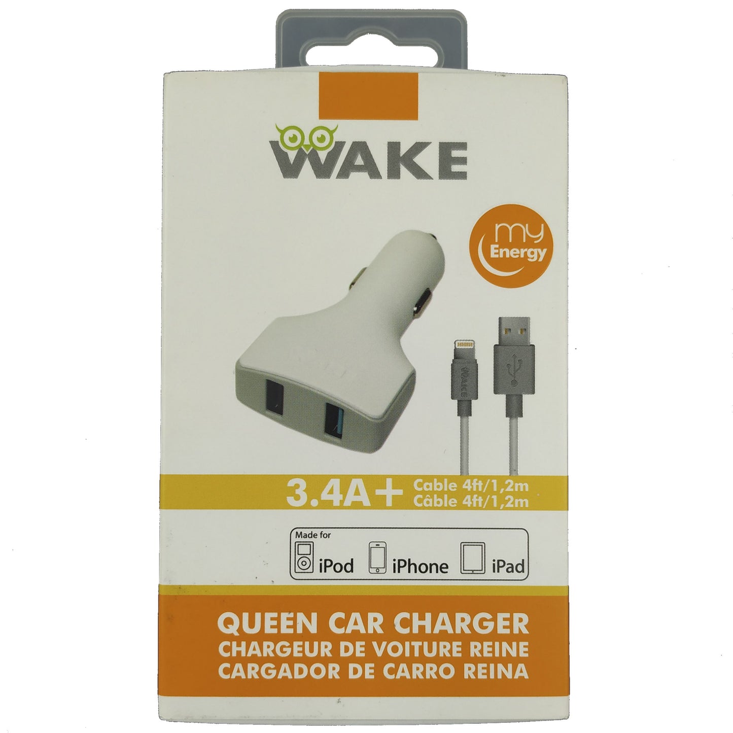 Cargador de carro USB-Lightning